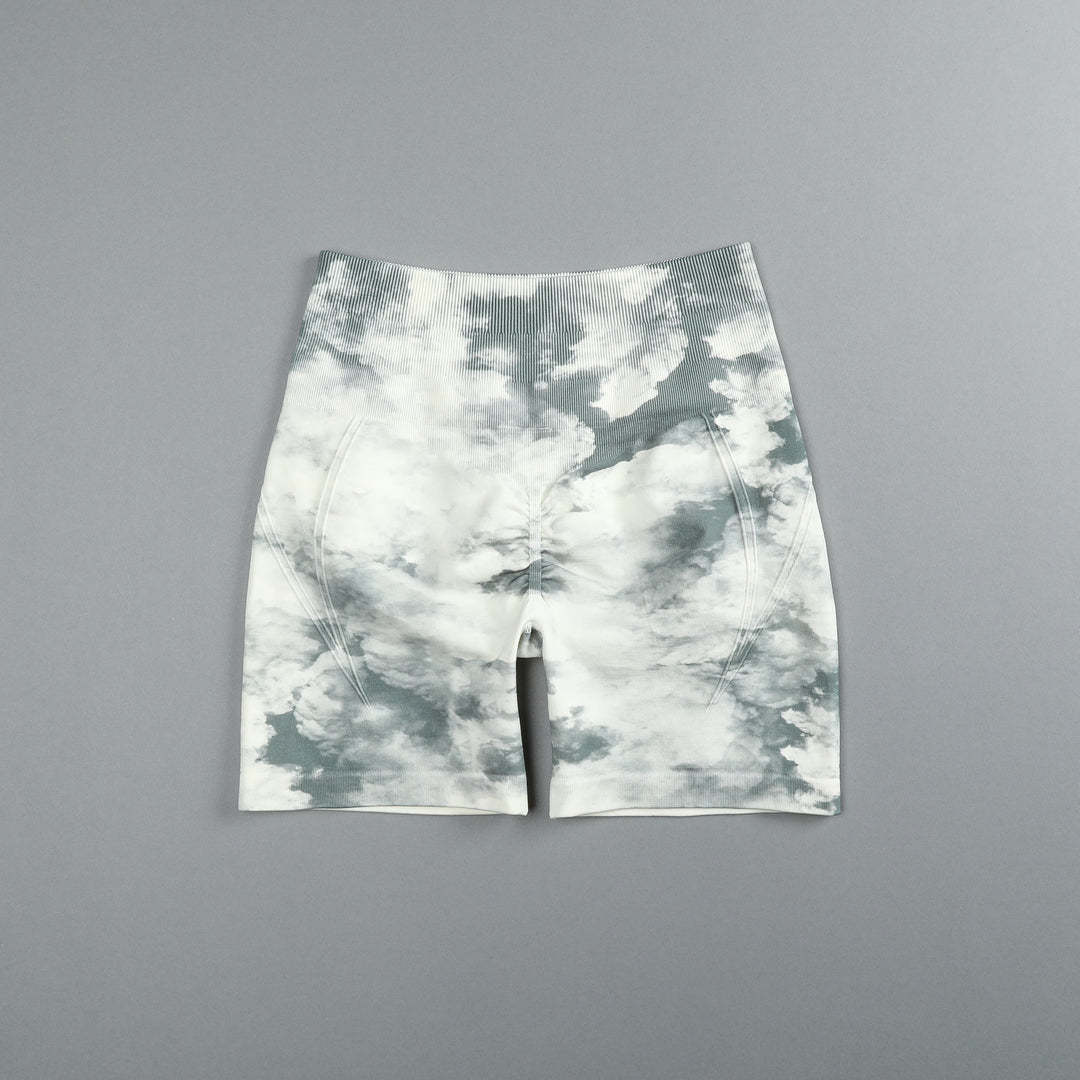 Chopper Everson Seamless "Huxley" Shorts in Rosemary Ghost Clouds