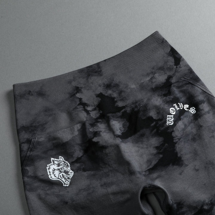 Chopper Everson Seamless "Huxley" Shorts in Black Ghost Clouds