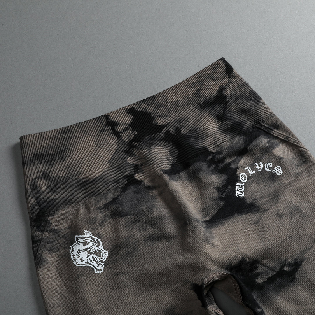 Chopper Everson Seamless "Huxley" Shorts in Taupe Ghost Clouds