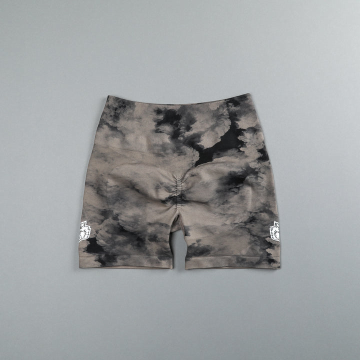 Wolves Forever Everson Seamless "Training" Shorts in Taupe Ghost Clouds
