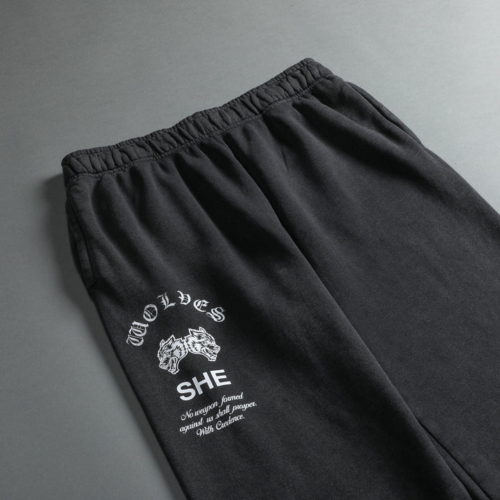 Chopper She Big Cozy Sweats in Wolf Gray