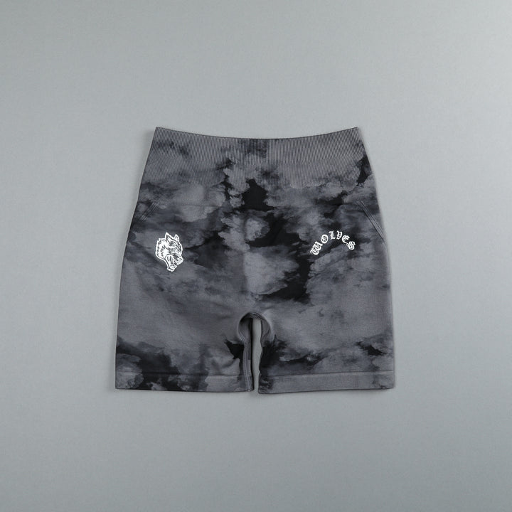 Chopper Everson Seamless "Huxley" Shorts in Black Ghost Clouds