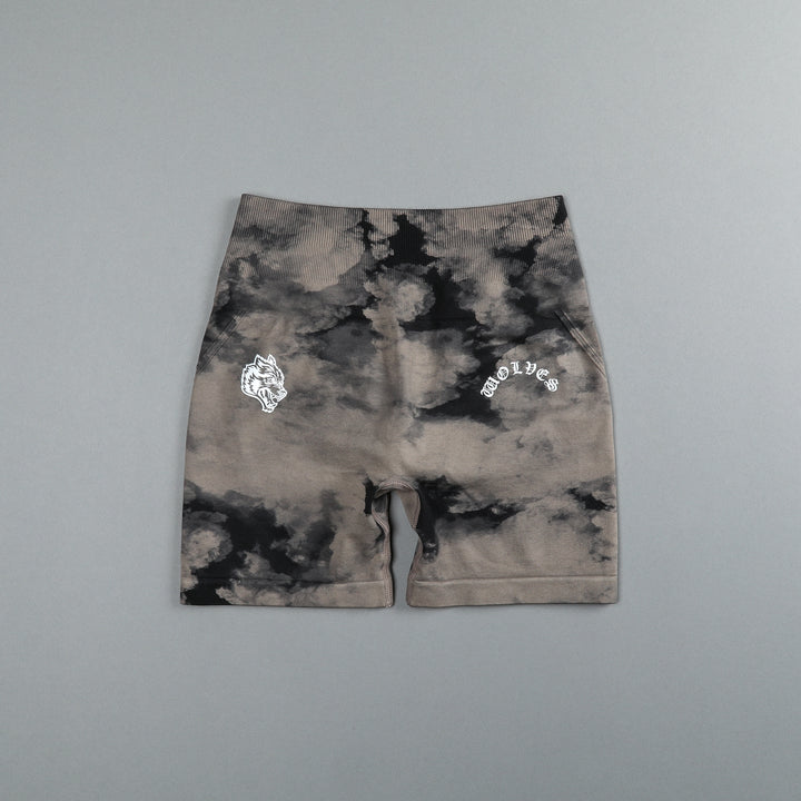 Chopper Everson Seamless "Huxley" Shorts in Taupe Ghost Clouds