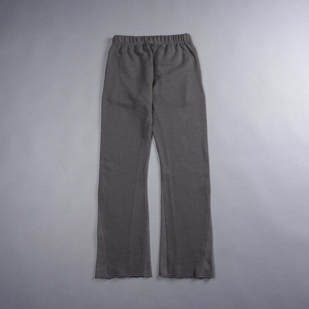 Dual She Flare Sweat Pants in Wolf Gray
