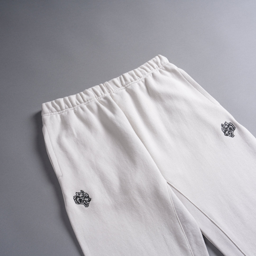 Dual She Flare Sweat Pants in Stone