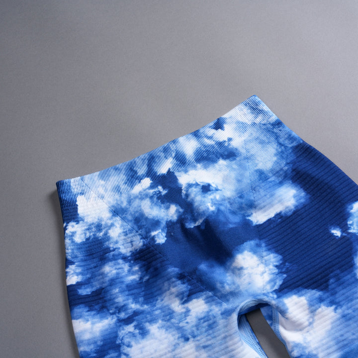 Dual Wolf Everson Seamless "Valencourt" Shorts in Blue Sky