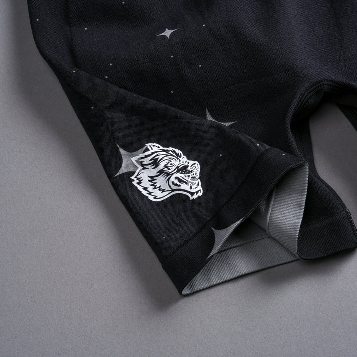 Chopper V2 Everson Seamless "Training" Shorts in Black Starry Night