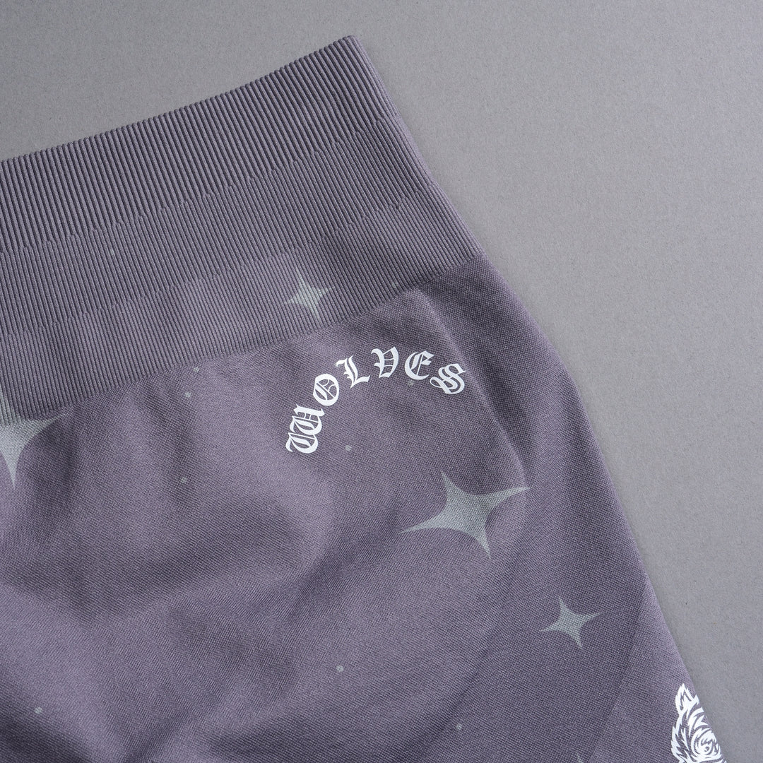 Chopper V2 Everson Seamless "Training" Shorts in Purple Stone Starry Night