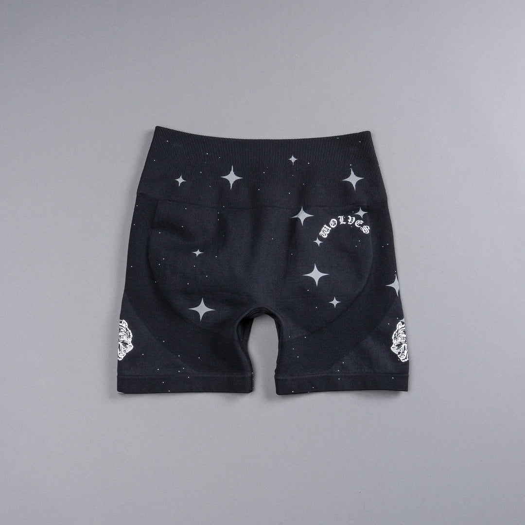 Chopper V2 Everson Seamless "Training" Shorts in Black Starry Night