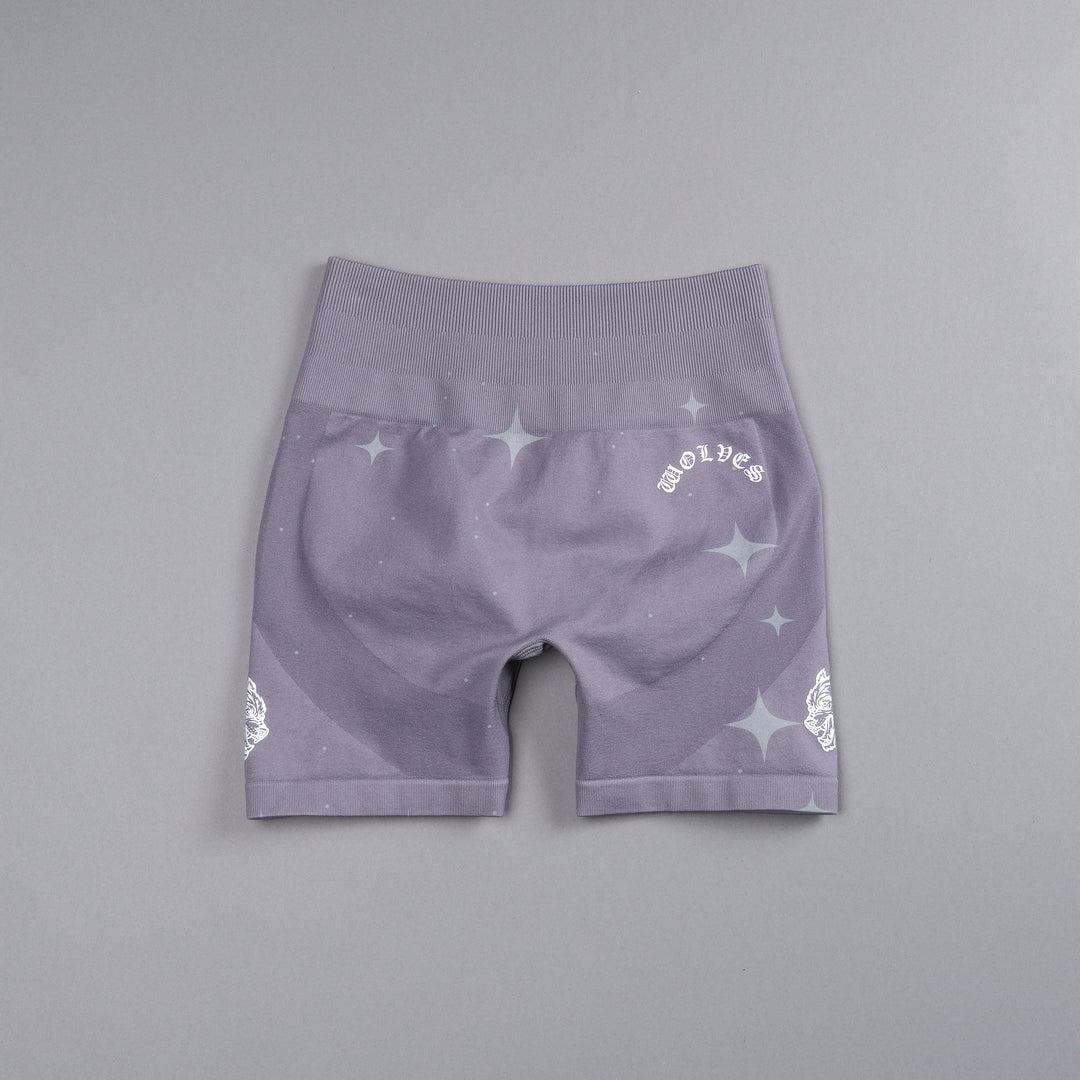 Chopper V2 Everson Seamless "Training" Shorts in Purple Stone Starry Night