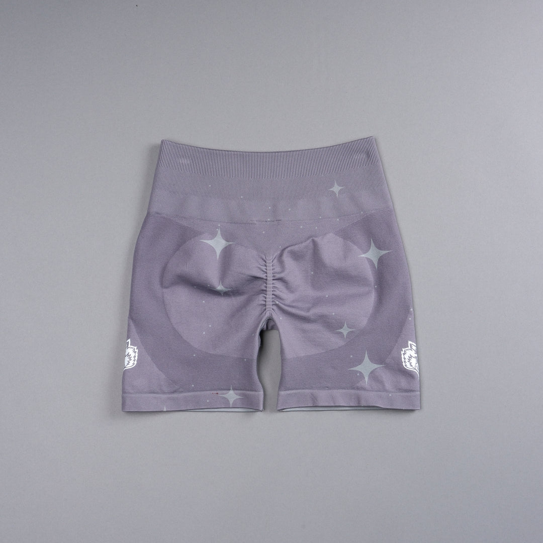 Chopper V2 Everson Seamless "Training" Shorts in Purple Stone Starry Night