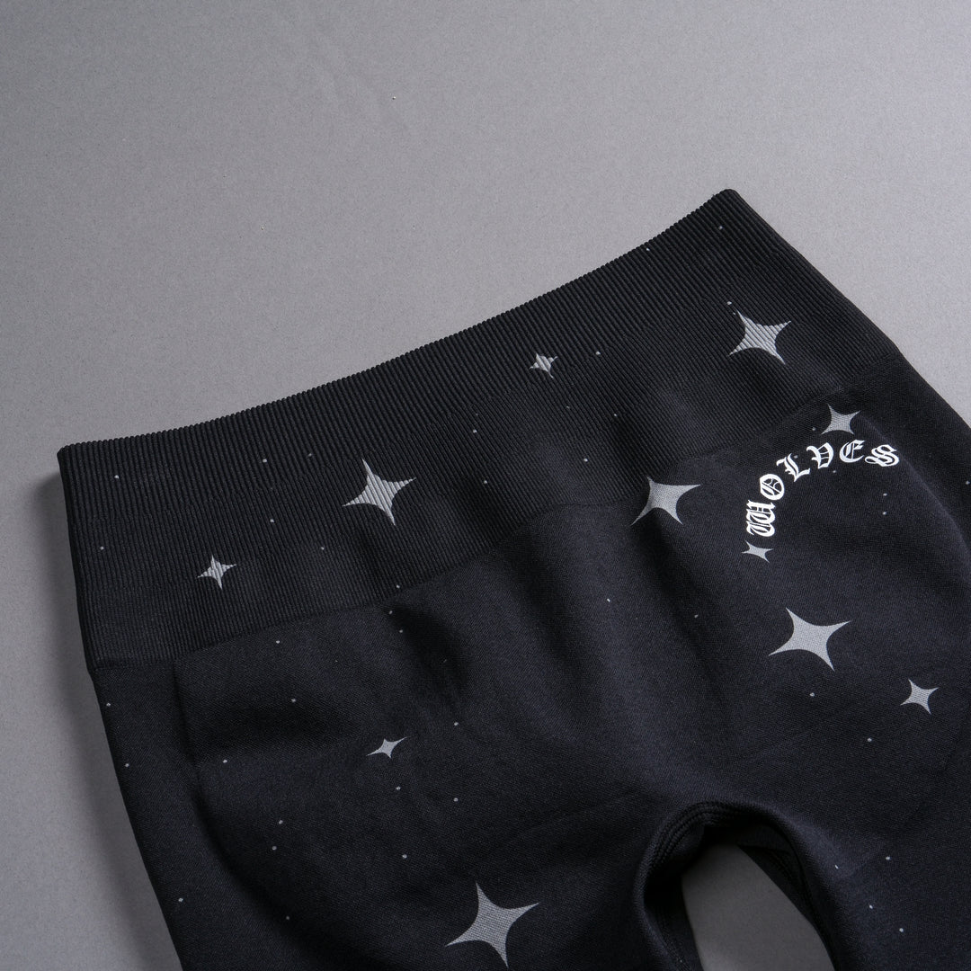 Chopper V2 Everson Seamless "Training" Shorts in Black Starry Night