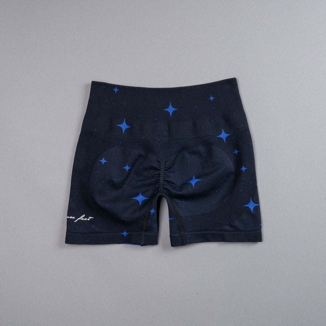 Throttle Everson Seamless "Sierra" Shorts in Darc Cobalt Starry Night