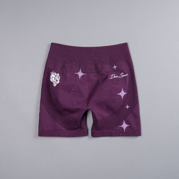 Darc Script Everson Seamless "Training" Shorts in Plum Starry Night