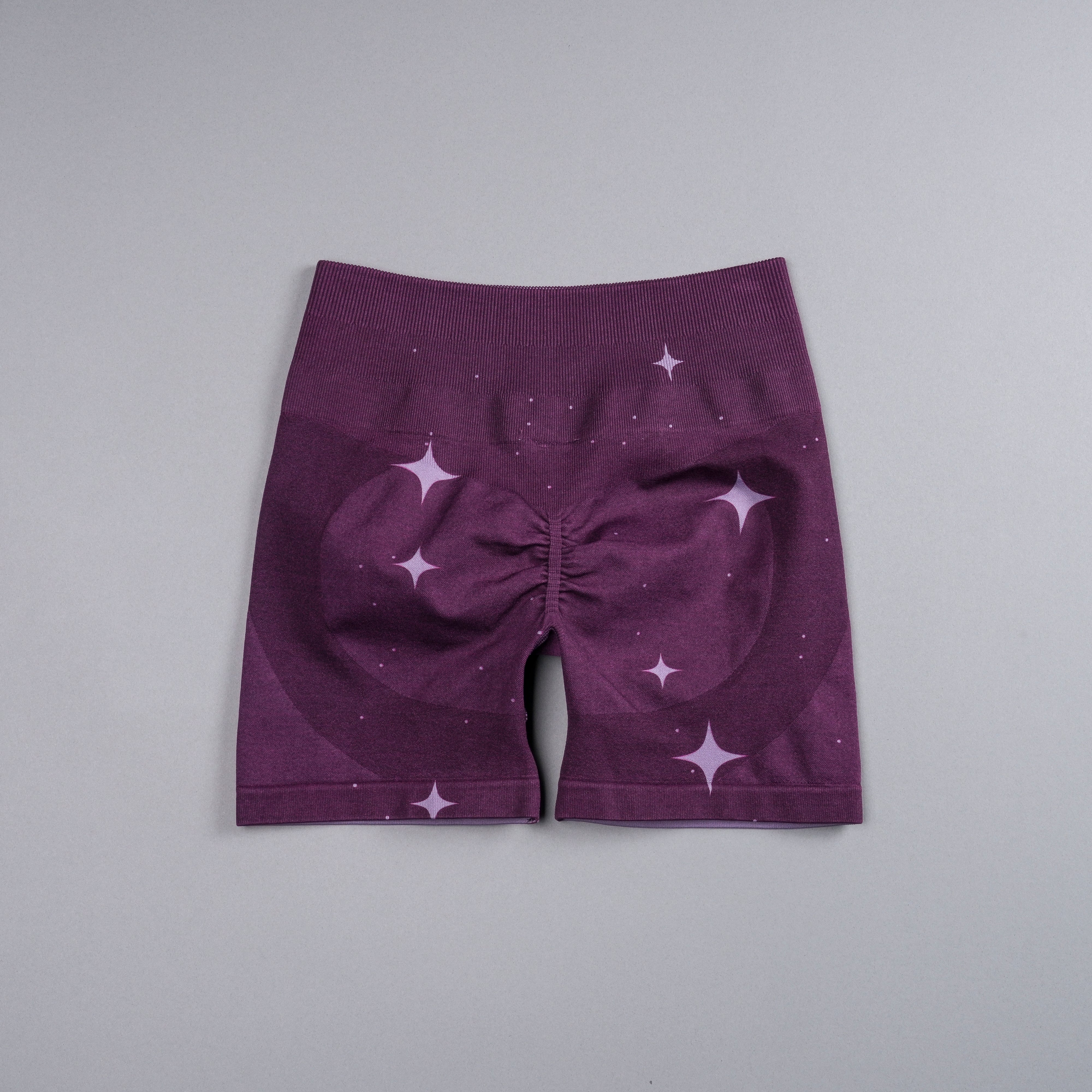 Darc Script Everson Seamless "Training" Shorts in Plum Starry Night