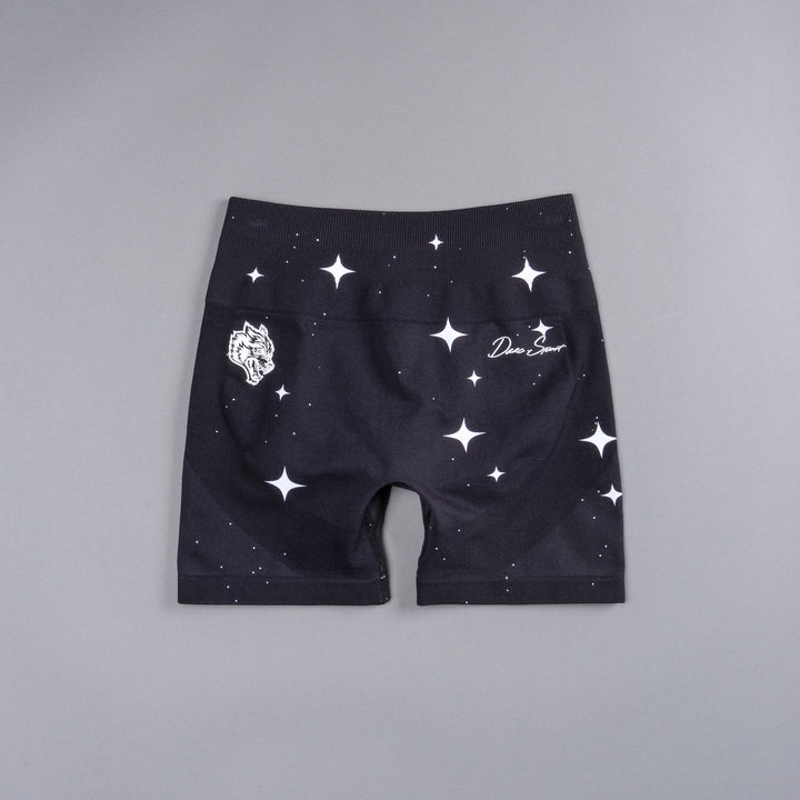 Darc Script Everson Seamless "Training" Shorts in Black/White Starry Night