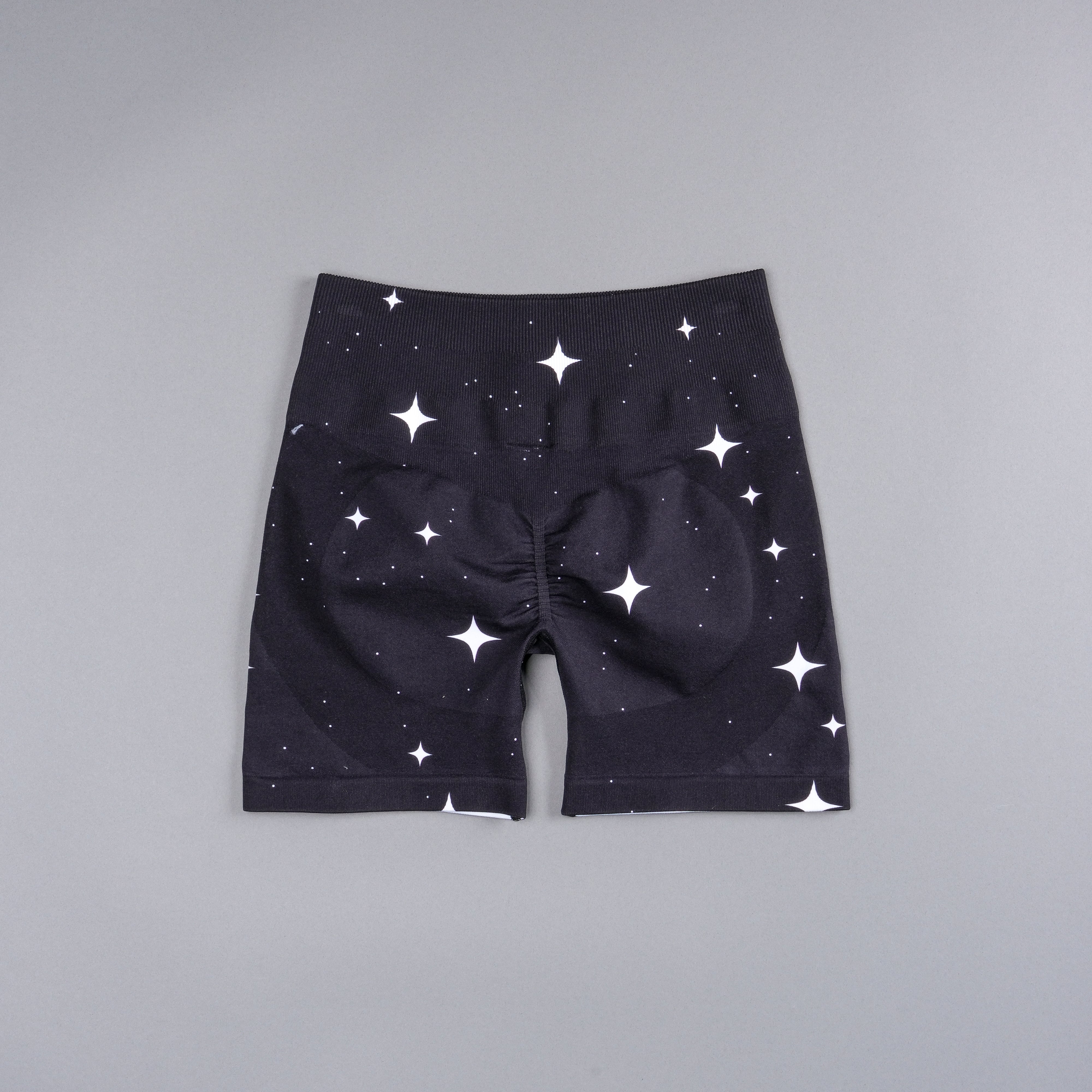 Darc Script Everson Seamless "Training" Shorts in Black/White Starry Night