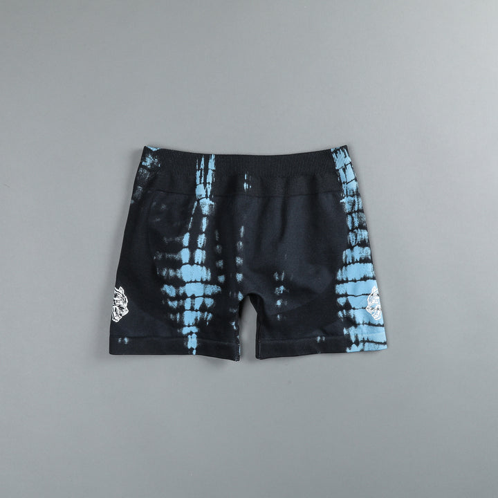 Wolves Forever Everson Seamless "Katya" Shorts in Kitana Blue Serpent
