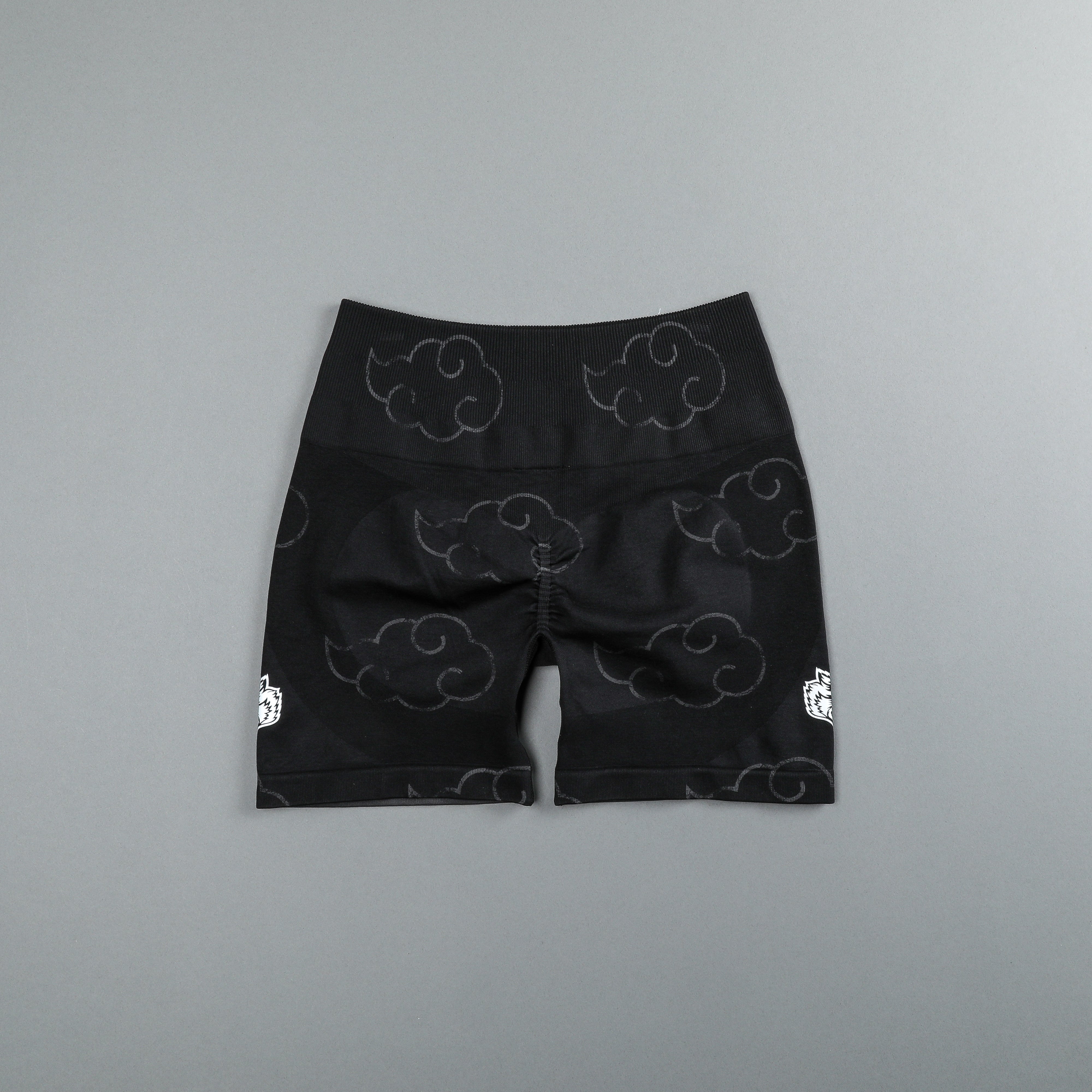Wolf Cloud Everson Seamless "Training" Shorts in Black