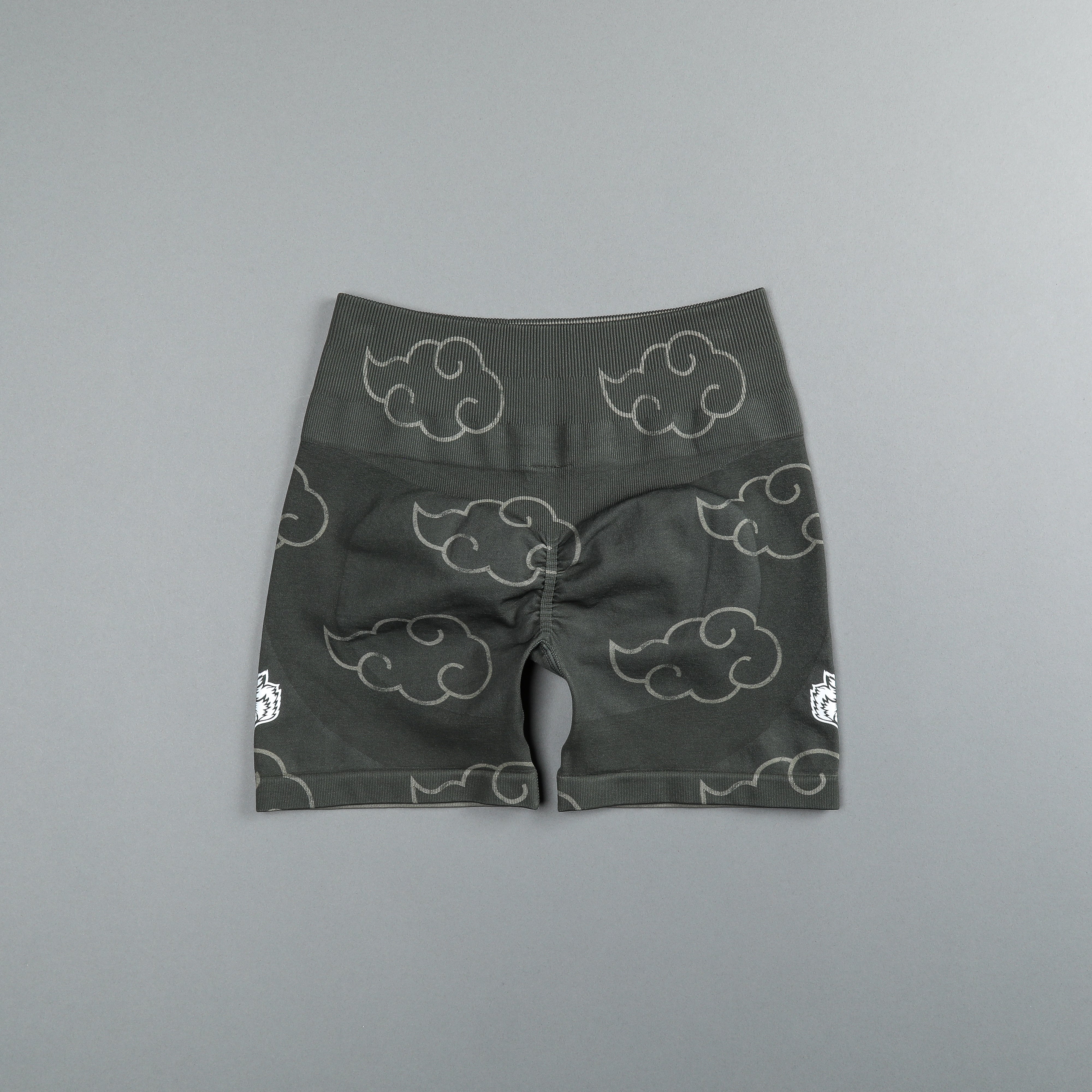 Wolf Cloud Everson Seamless "Training" Shorts in Pine Green