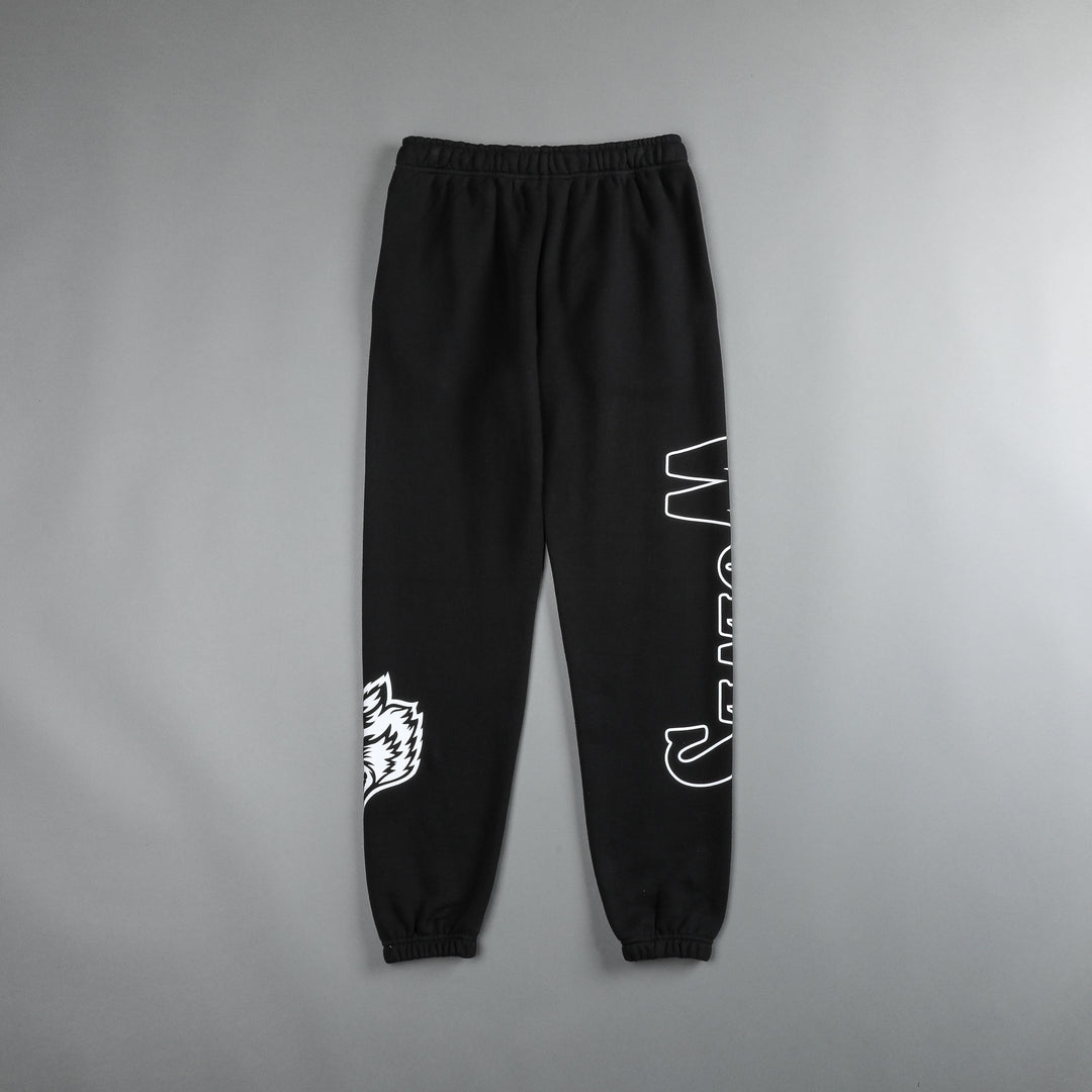 She Our Grit Premium Post Lounge Sweats in Black