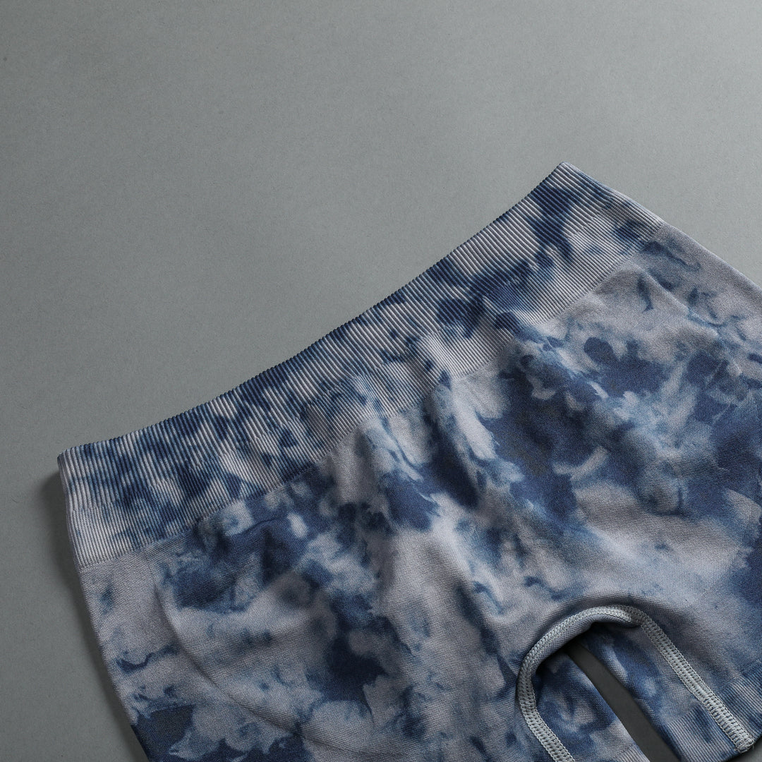 Wolves Forever Everson Seamless "Katya" Shorts in Blue Marble