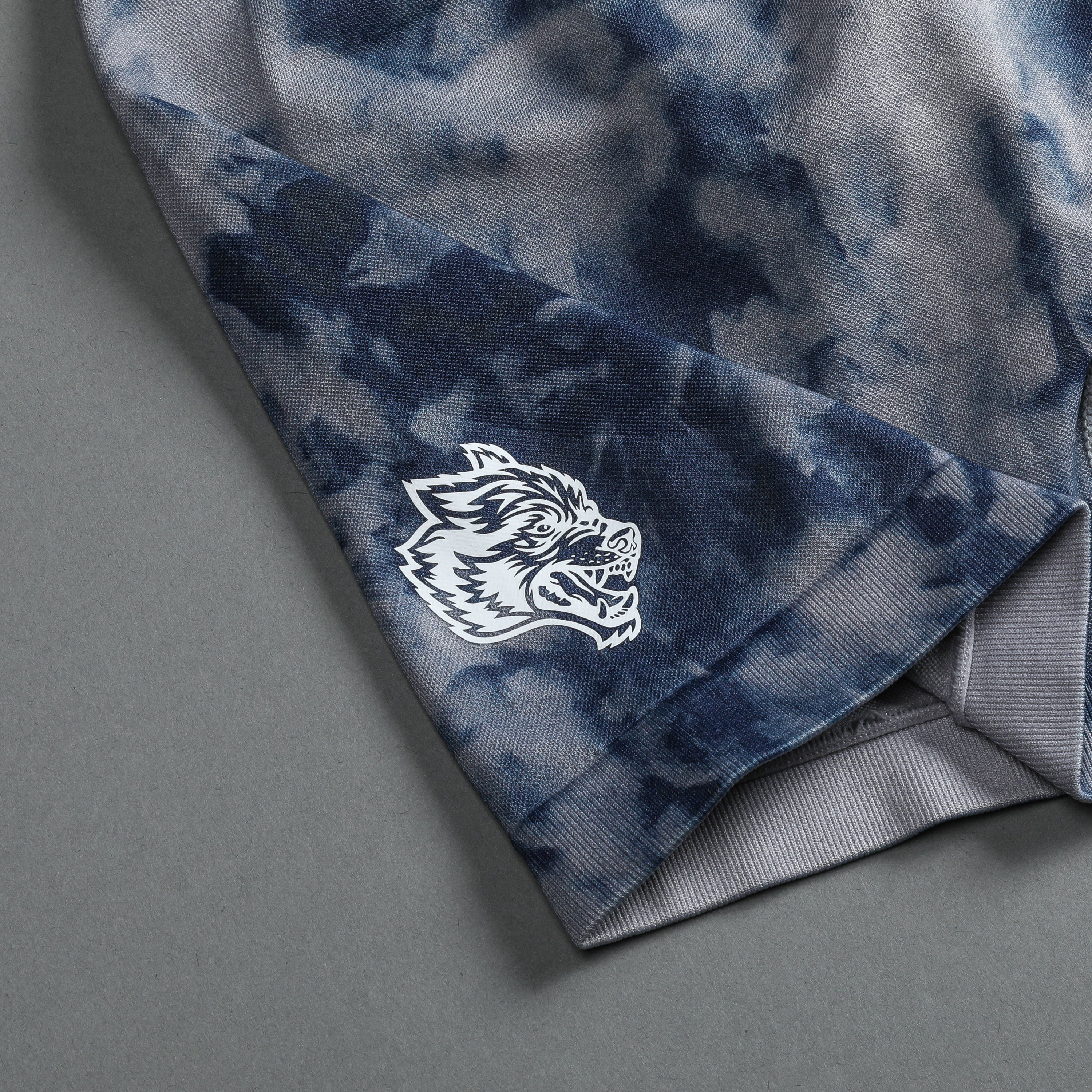 Wolves Forever Everson Seamless "Katya" Shorts in Blue Marble