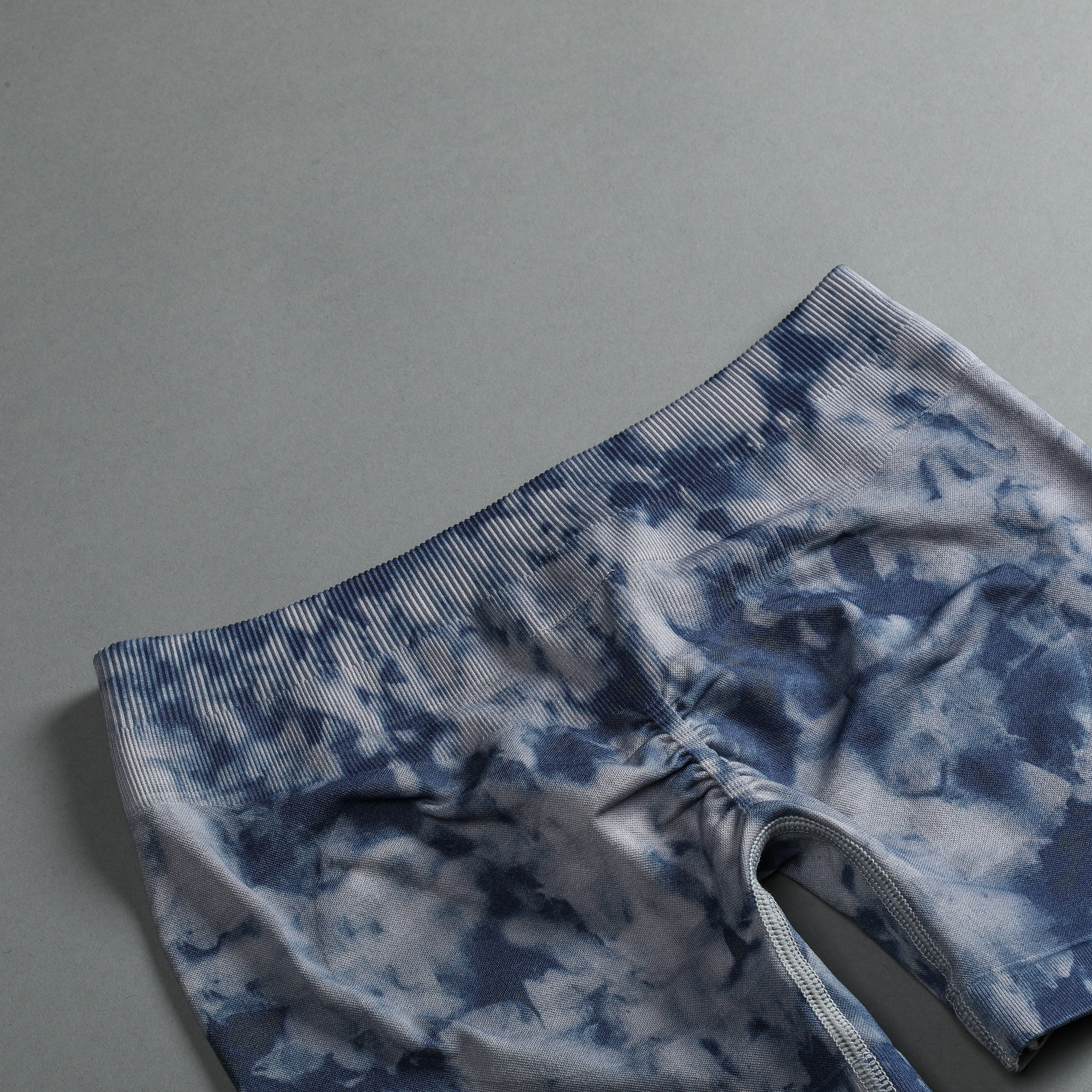 Wolves Forever Everson Seamless "Katya" Shorts in Blue Marble