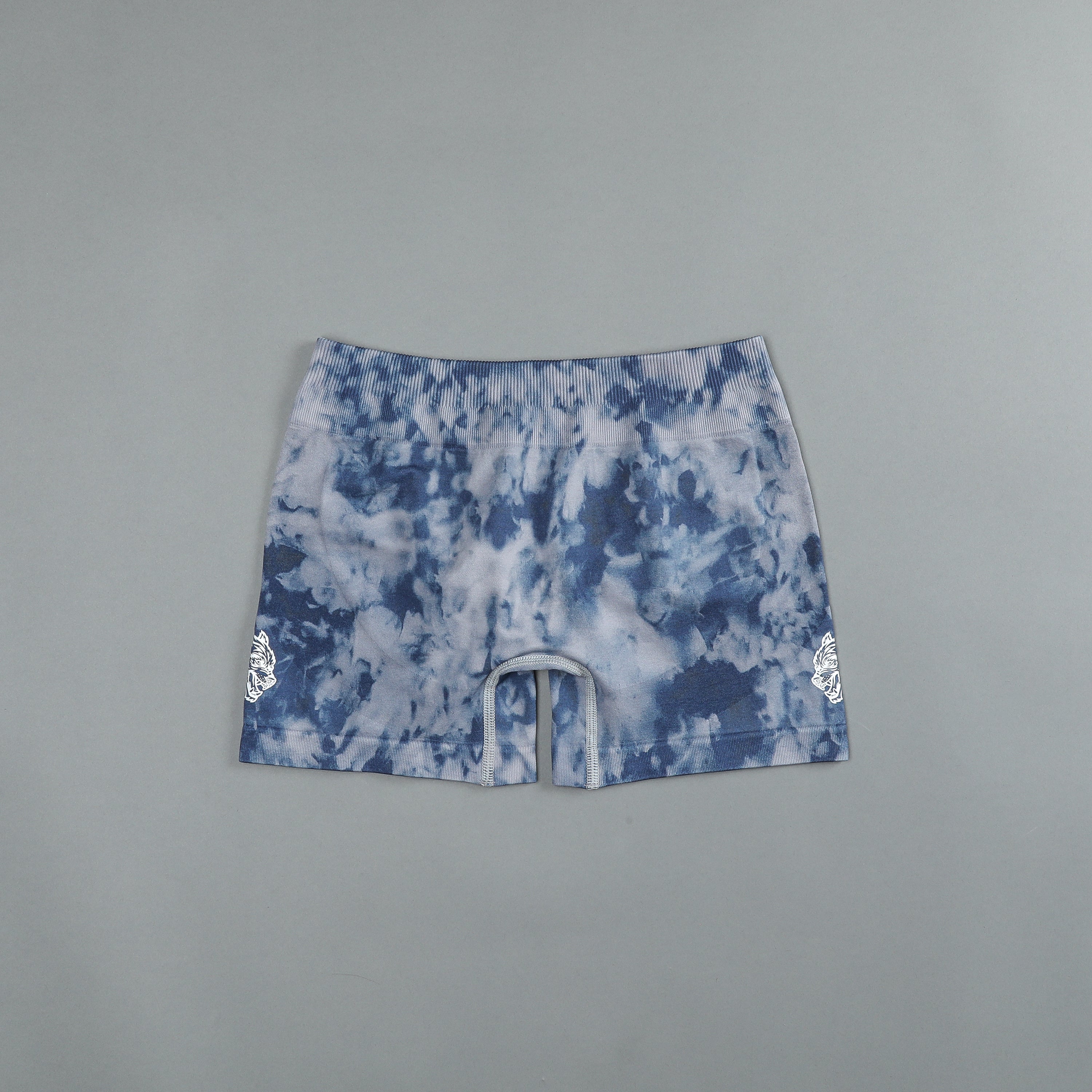 Wolves Forever Everson Seamless "Katya" Shorts in Blue Marble