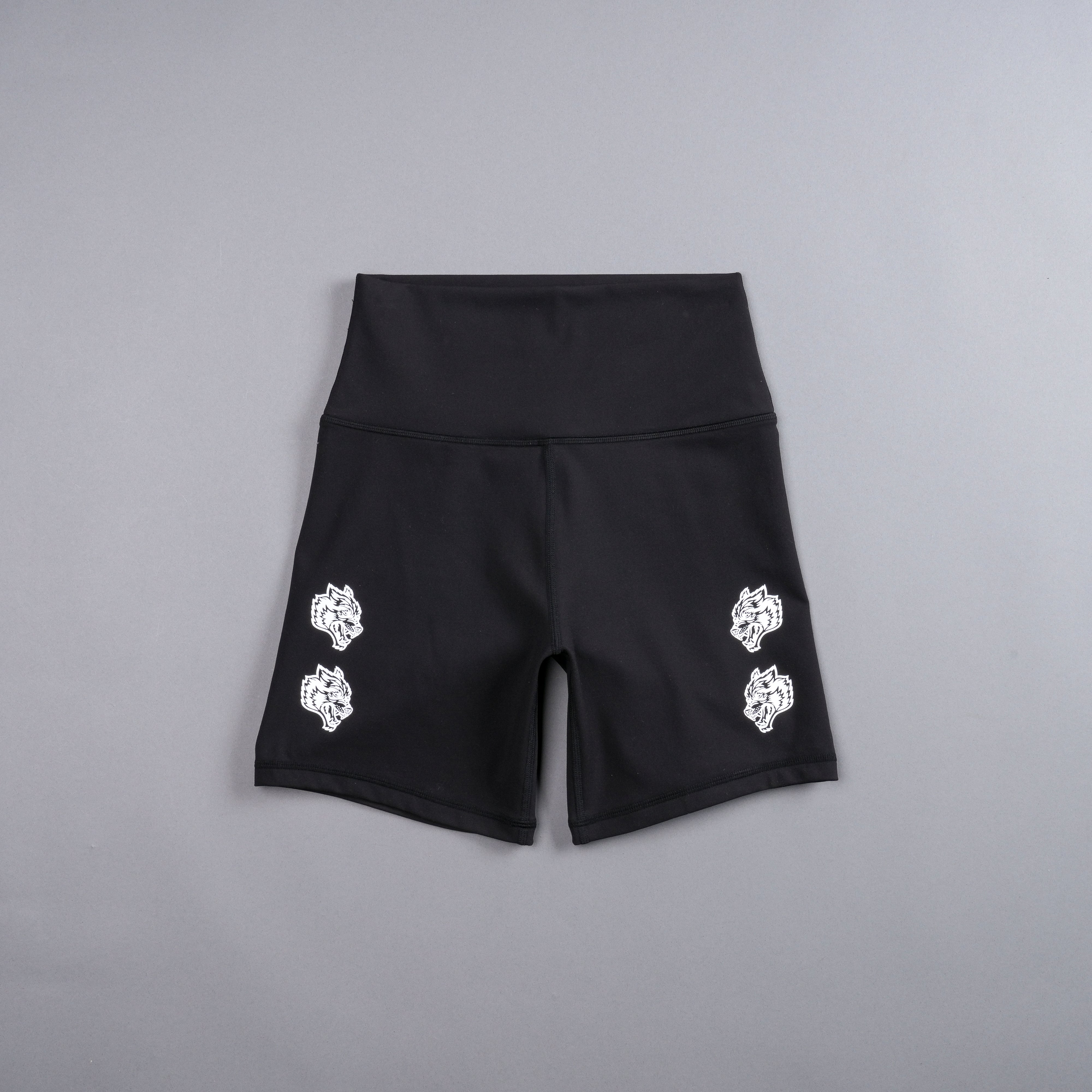Quad Wolf Energy Training Shorts in Black