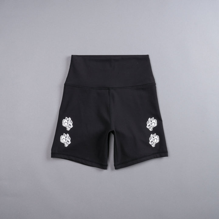 Quad Wolf Energy Training Shorts in Black
