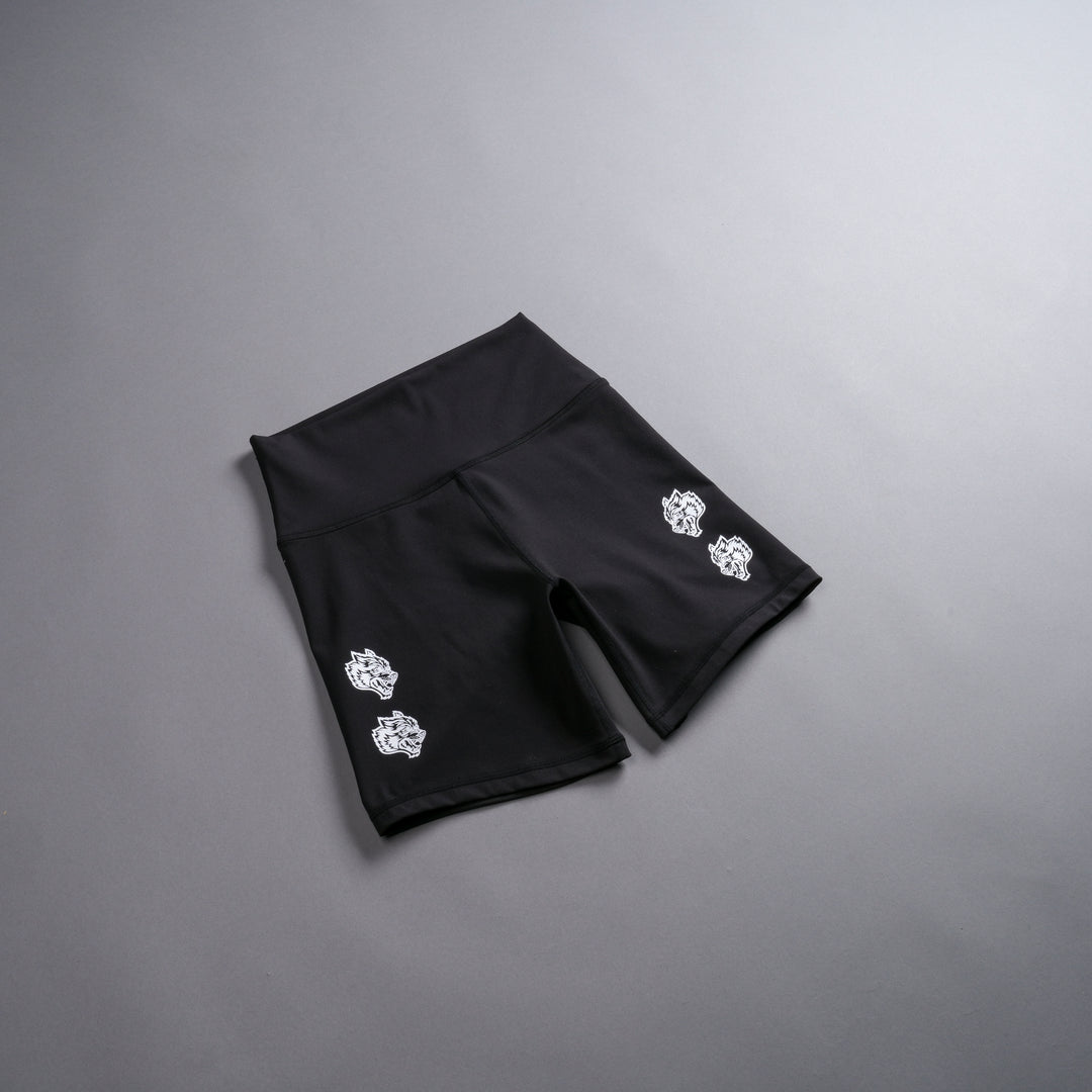 Quad Wolf Energy Training Shorts in Black