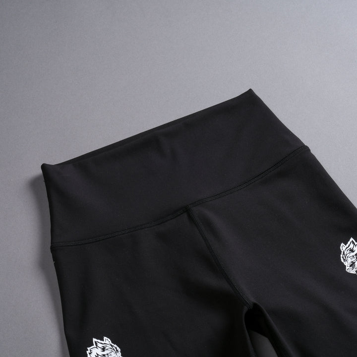 Quad Wolf Energy Training Shorts in Black