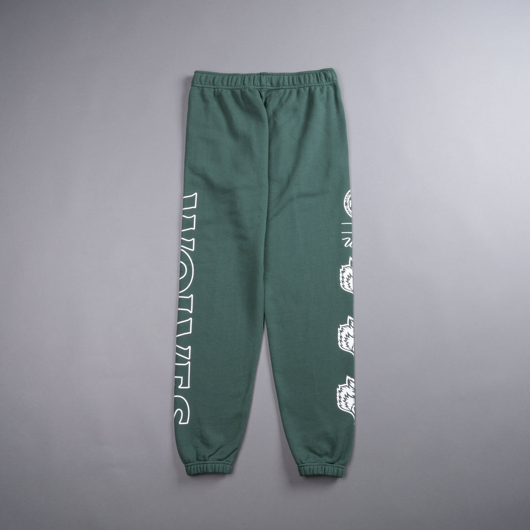 Hardcore She Post Lounge Sweats in Norse Green