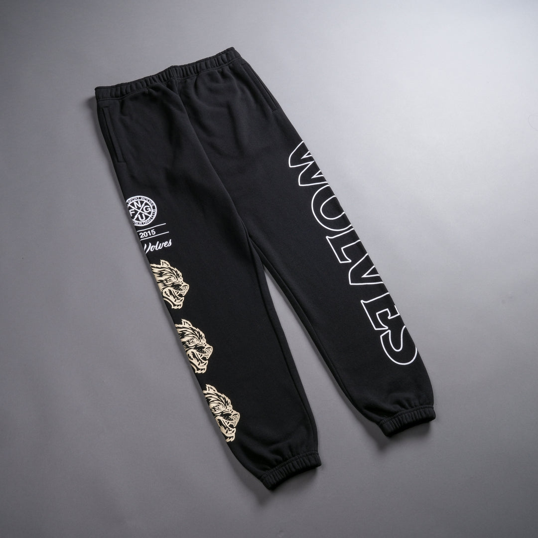 Hardcore She Post Lounge Sweats in Black