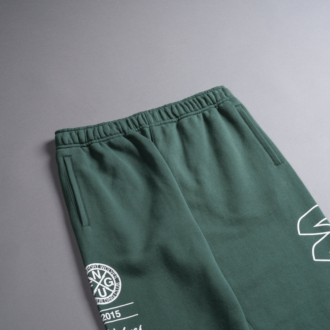 Hardcore She Post Lounge Sweats in Norse Green
