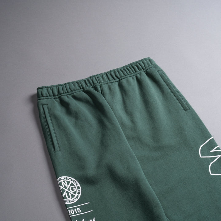 Hardcore She Post Lounge Sweats in Norse Green