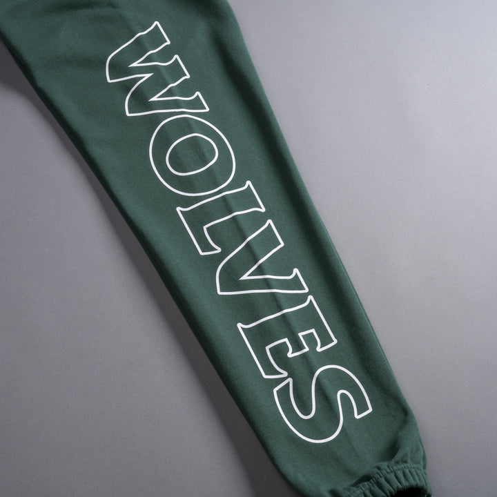 Hardcore She Post Lounge Sweats in Norse Green