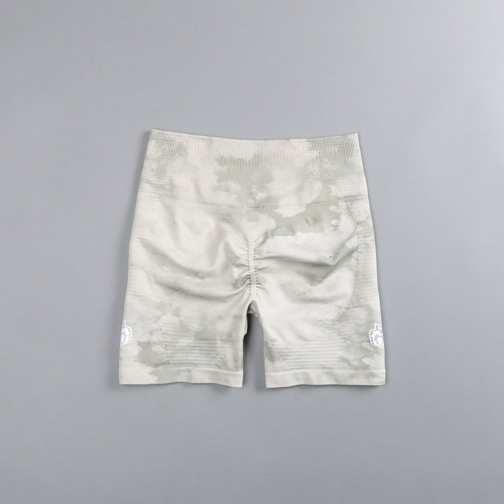 Dual Everson Seamless "Valencourt" Shorts in Cactus Gray Ghost Clouds