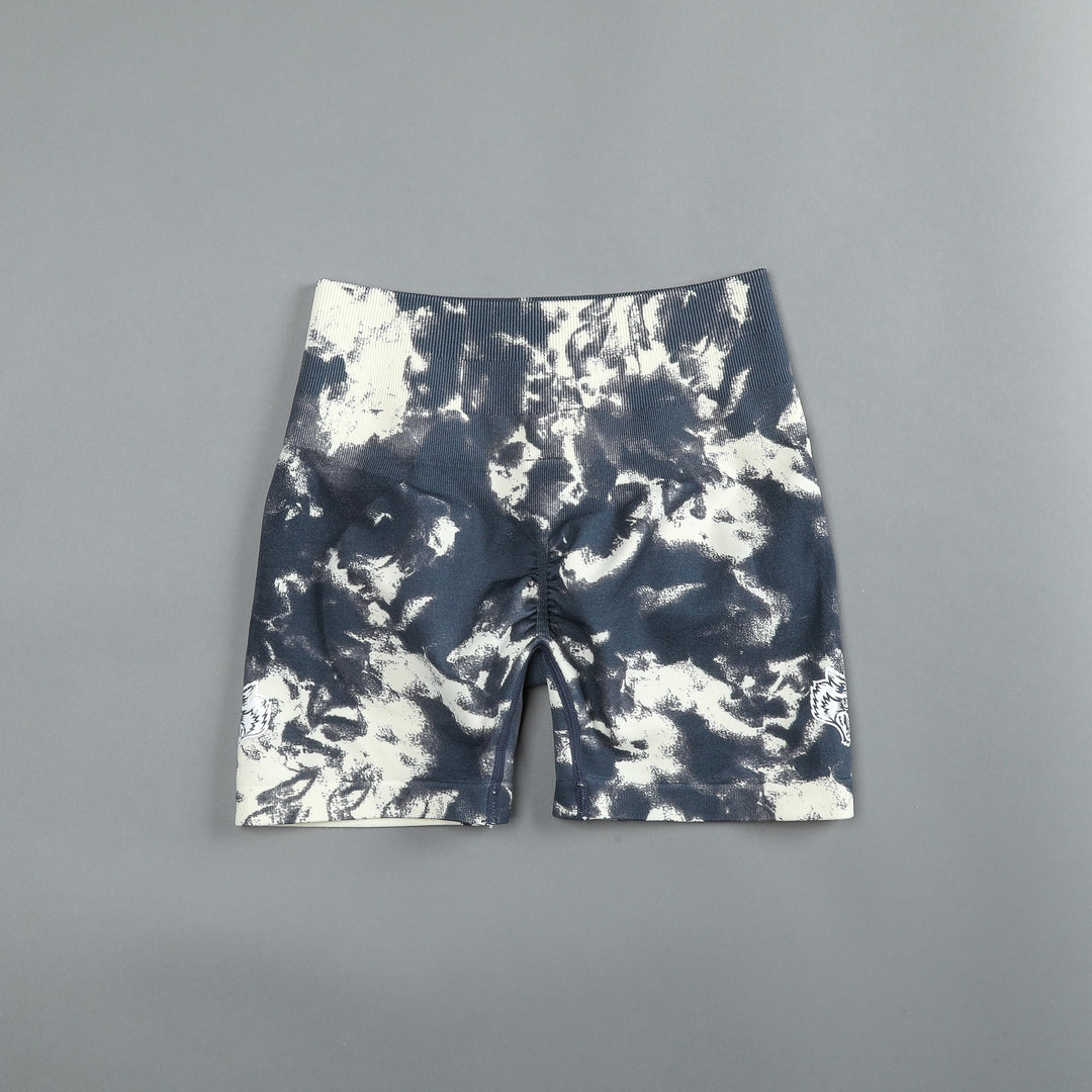 Wolves Forever Everson Seamless "Sierra" Shorts in Storm Blue/Cream Marble