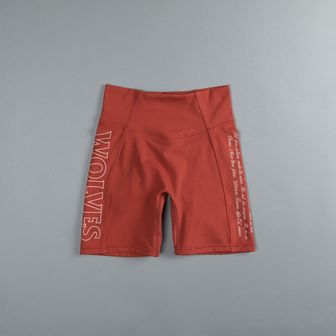 Writing's On The Wall "Georgia" Energy Shorts in Canyon Rust