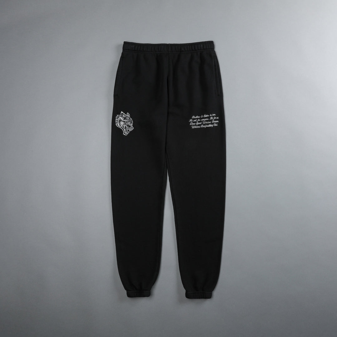 She Alive Premium Post Lounge Sweats in Black