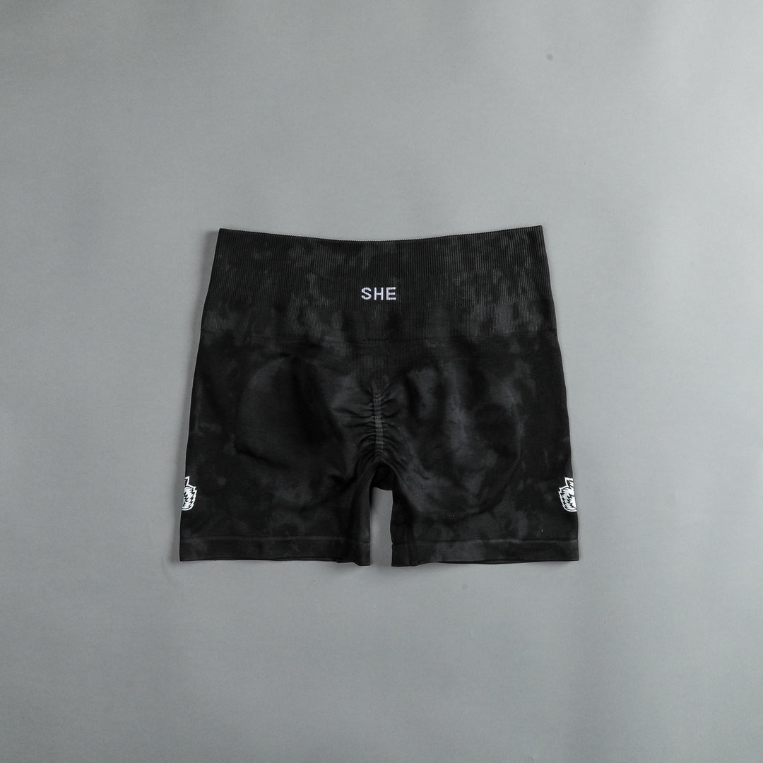 Wolves Forever Everson Seamless "Sierra" Shorts in Black Tonal Marble