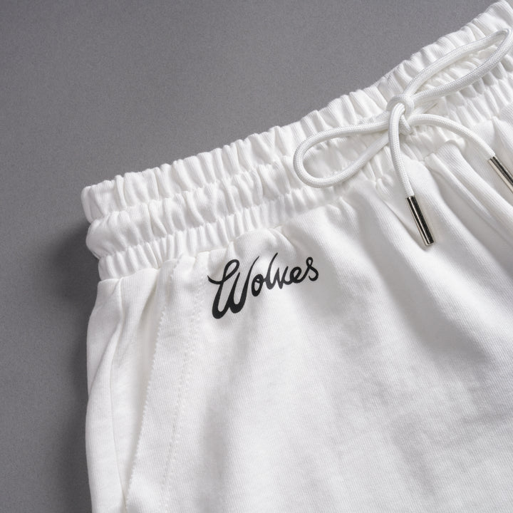 Our Tale She Comfy Sweat Shorts in Cream