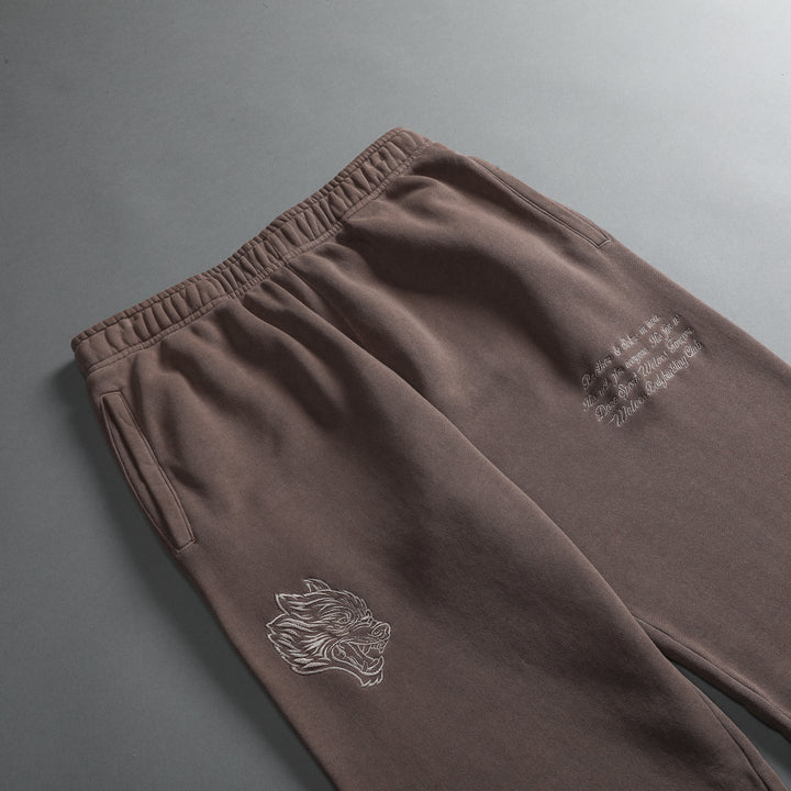 She Alive Premium Post Lounge Sweats in Mojave Brown