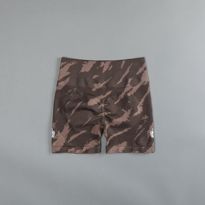 Wolves Forever Seamless Everson Shorts in Mojave Brown Native Camo