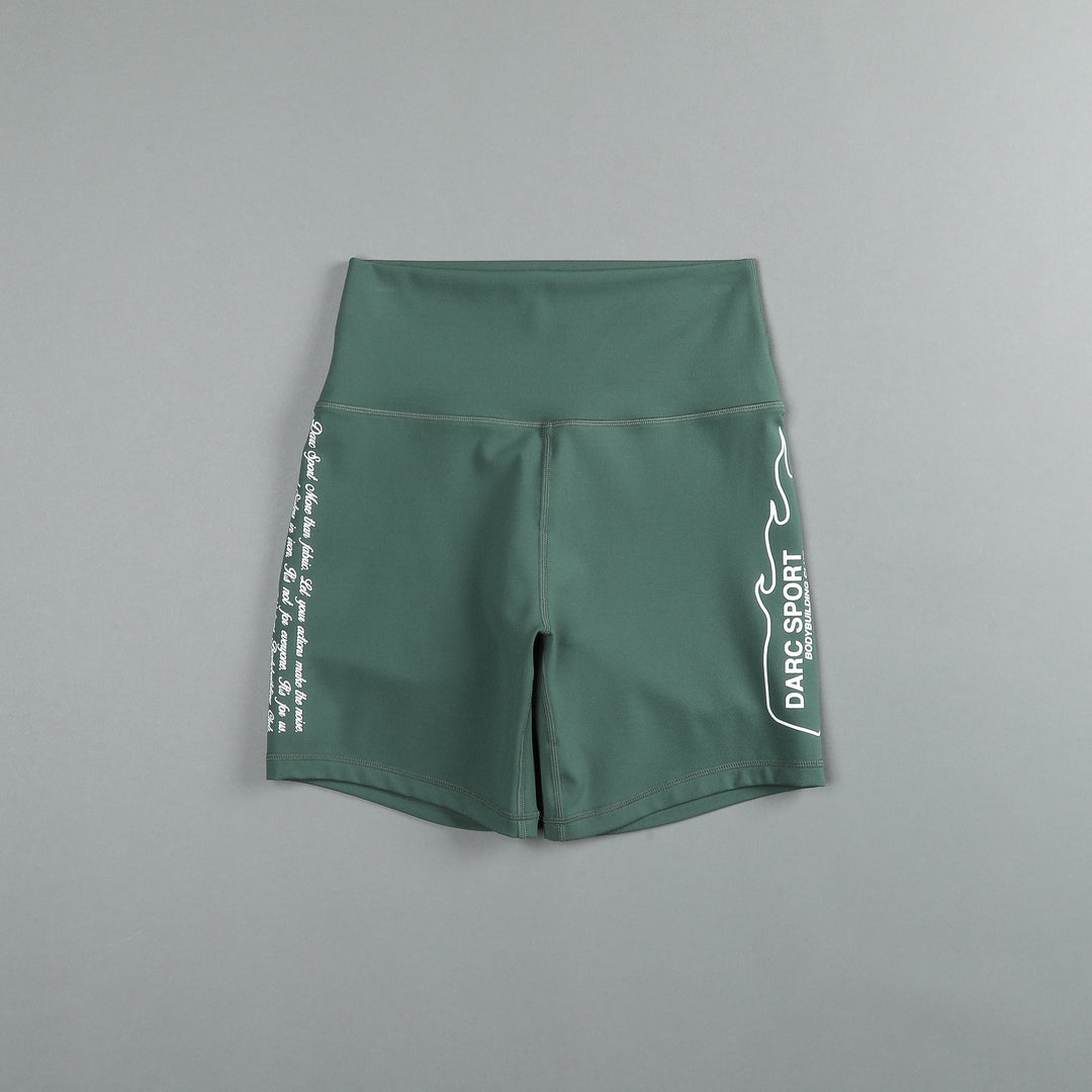 Move Fast "Energy" Training Shorts in Norse Green