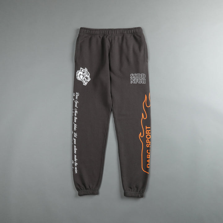 Move Fast She Post Lounge Sweats in Wolf Gray