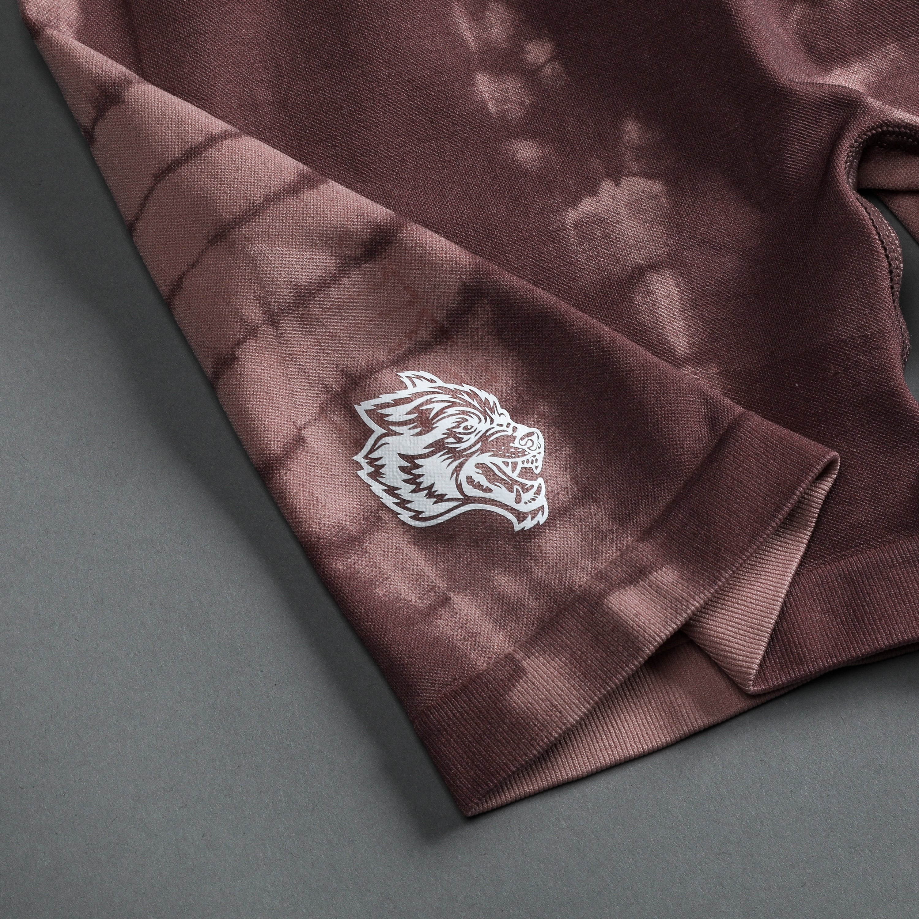Wolves Forever Seamless Everson "Training" Shorts in Tonal Mauve Serpent