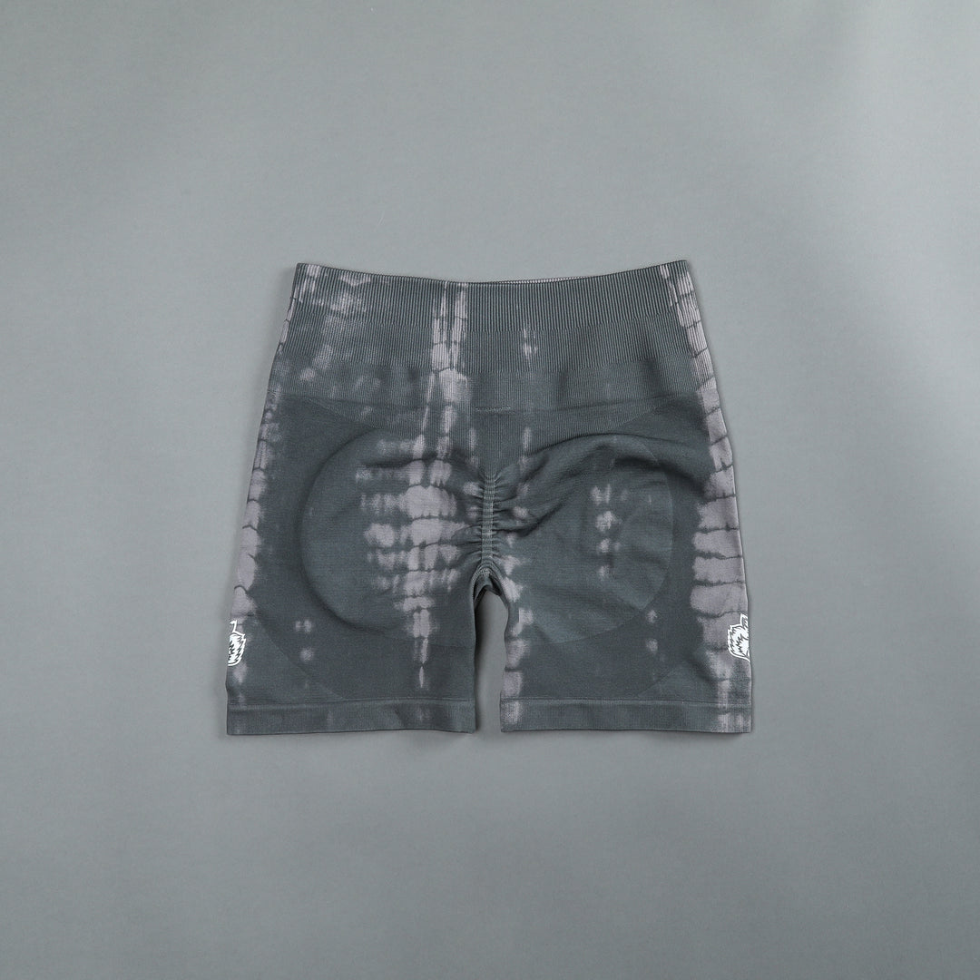 Wolves Forever Seamless Everson "Training" Shorts in Pearl Gray Serpent